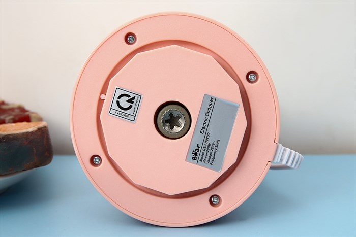 Máy xay thịt mini Bear QSJ-B02U2 200W 0.6 lít Màu Hồng