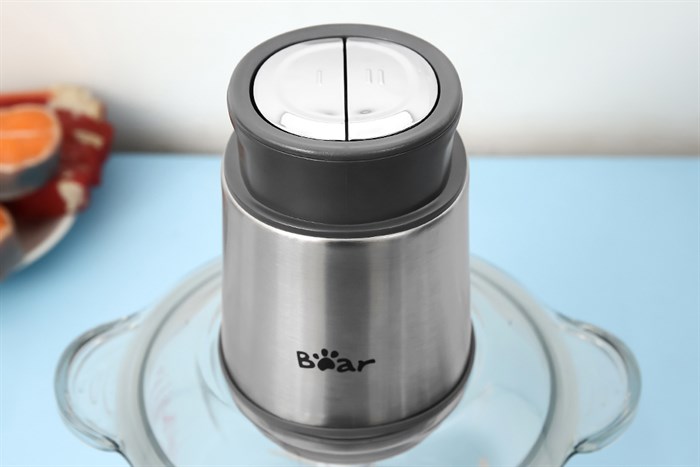 Máy xay thịt đa năng Bear QSJ-B03Y7 300W 2 lít Màu Bạc