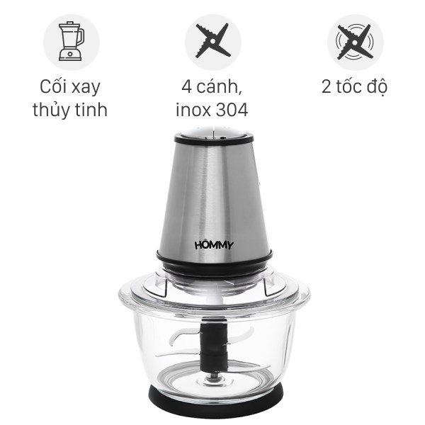 Máy xay thịt đa năng Hommy GS-702 450W 1.2 lít