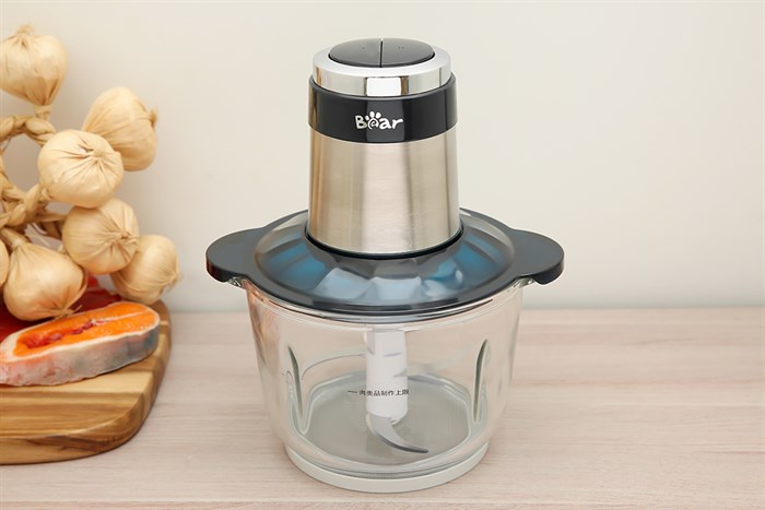Máy xay thịt đa năng Bear QSJ-C03M1 300W 2 lít Màu Inox