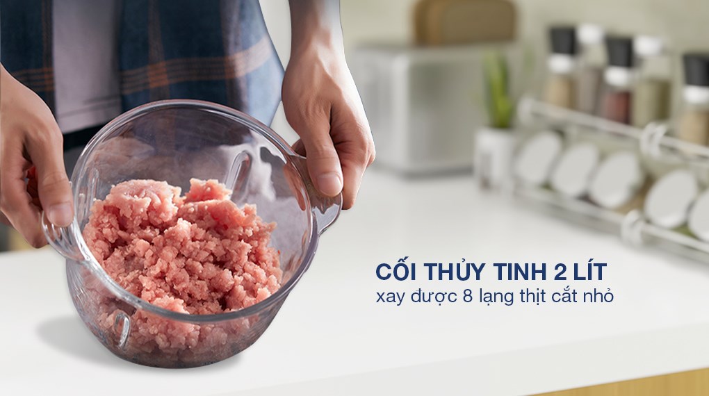 Máy xay thịt đa năng Bear QSJ-D03P3 300W 2 lít