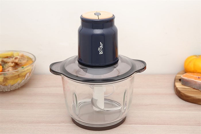 Máy xay thịt đa năng Bear QSJ-D03P3 300W 2 lít Màu Xanh đen