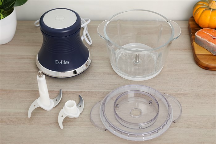 Máy xay thịt đa năng Delites LH101B 250W 1.2 lít Màu Xanh dương đậm