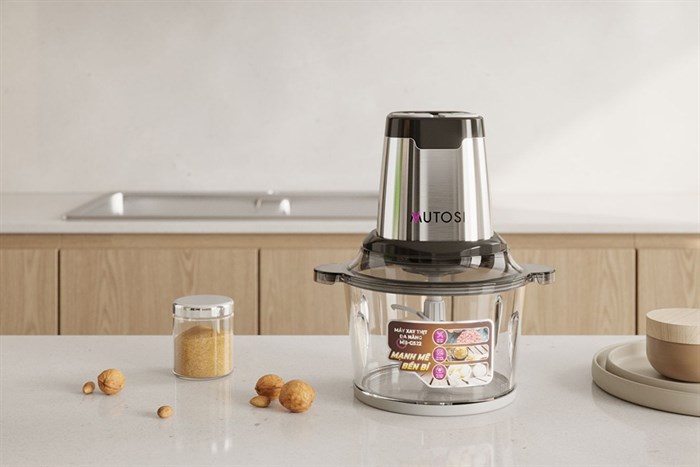 Máy xay thịt đa năng Mutosi MB-G522 350W 1.8 lít Màu Xám