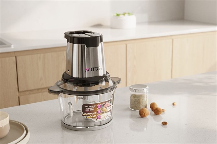 Máy xay thịt đa năng Mutosi MB-G522 350W 1.8 lít Màu Xám