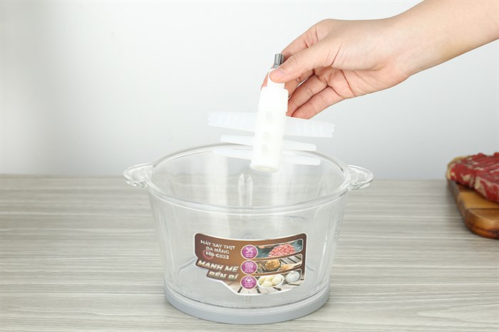 Máy xay thịt đa năng Mutosi MB-G522 350W 1.8 lít Màu Xám