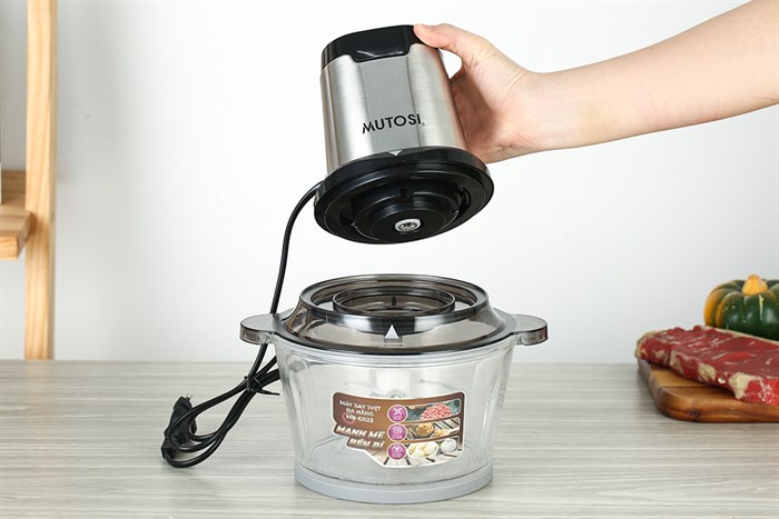 Máy xay thịt đa năng Mutosi MB-G522 350W 1.8 lít Màu Xám