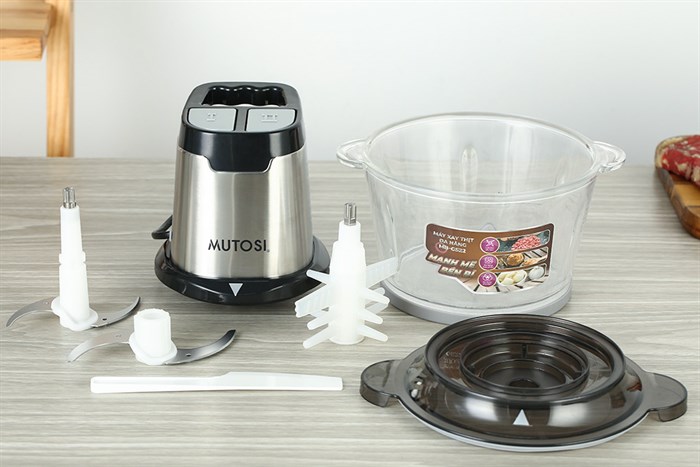 Máy xay thịt đa năng Mutosi MB-G522 350W 1.8 lít Màu Xám