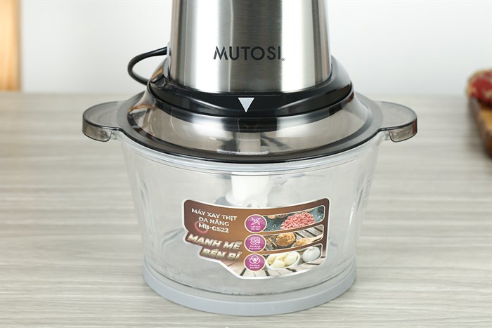 Máy xay thịt đa năng Mutosi MB-G522 350W 1.8 lít Màu Xám