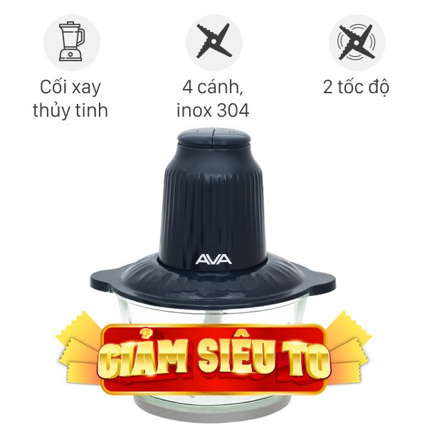 Máy xay thịt đa năng AVA AM6103 300W 1.8 lít