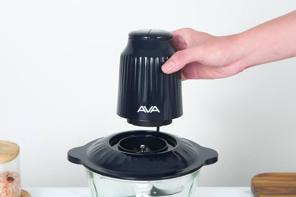 Máy xay thịt đa năng AVA AM6103 300W 1.8 lít Màu Xanh đen