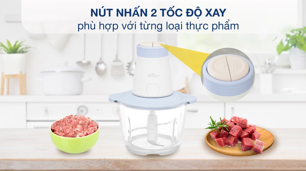 Máy xay thịt đa năng Bear QSJ-B02Q1 300W 2 lít