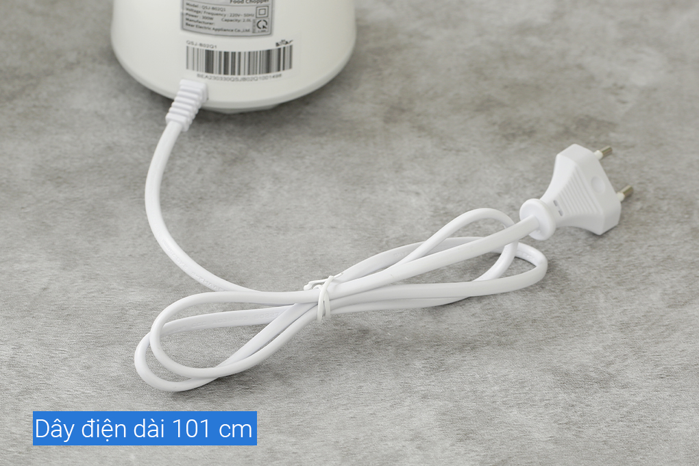 Máy xay thịt đa năng Bear QSJ-B02Q1 300W 2 lít Màu Trắng - Xanh