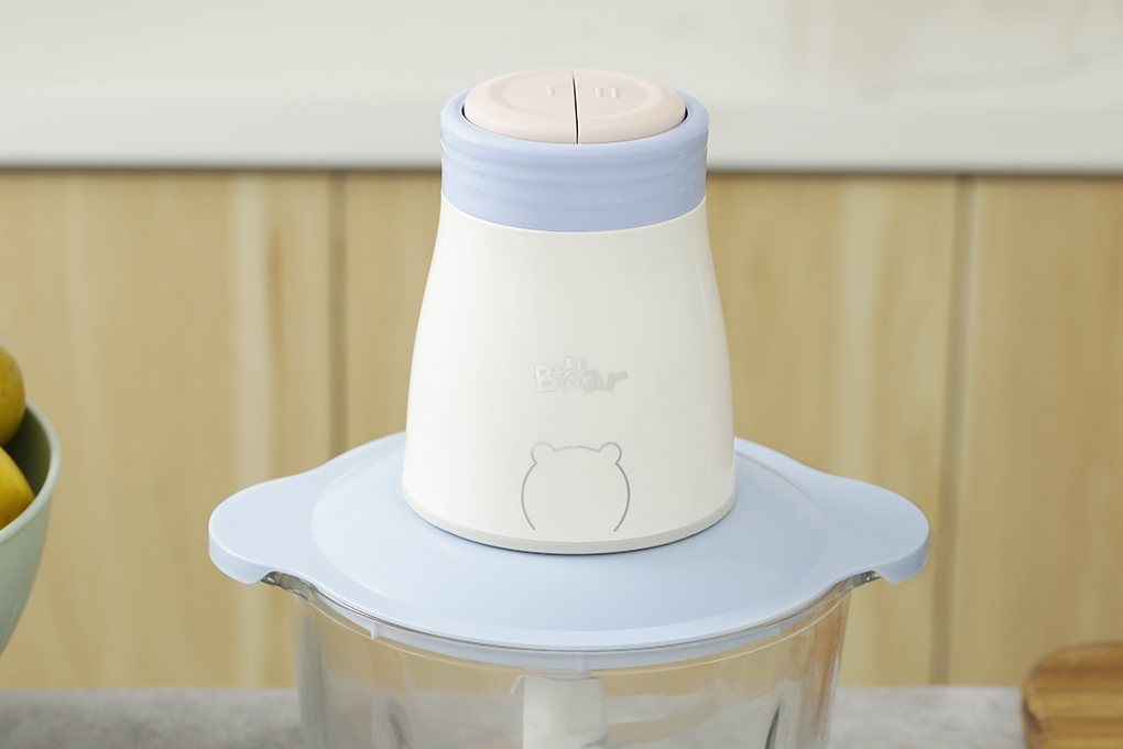 Máy Xay Thịt Đa Năng Bear QSJ -B02Q1 Gồm 4 Lưỡi Kép 2 L Xay Thịt Rau Củ Quả Tiện Lợi - chi tiết