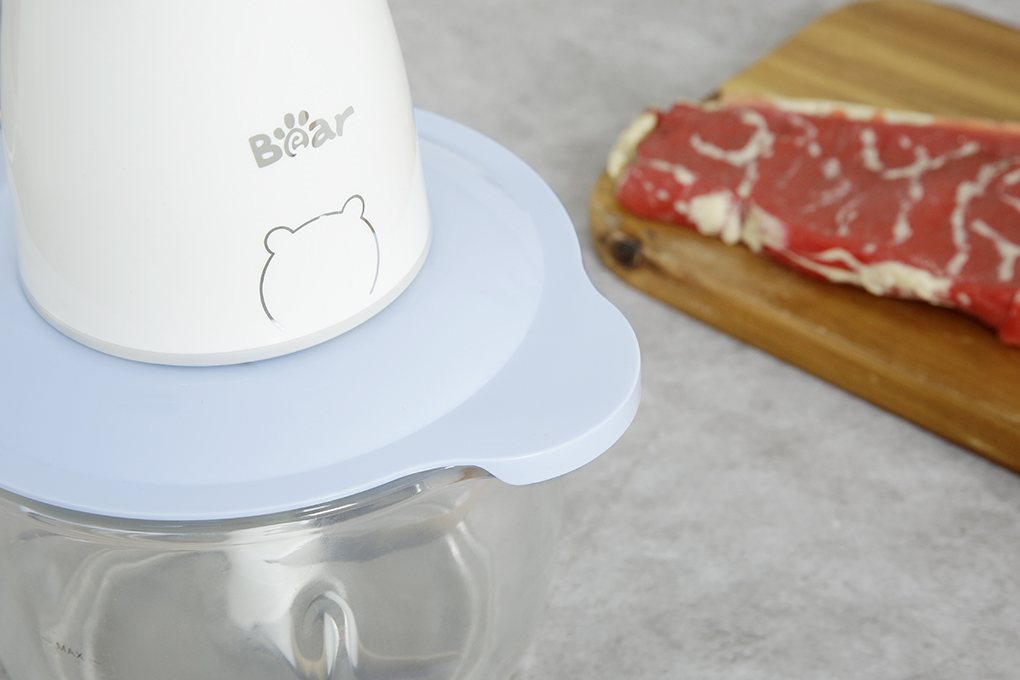 Máy xay thịt đa năng Bear QSJ-B02Q1 300W 2 lít Màu Trắng - Xanh