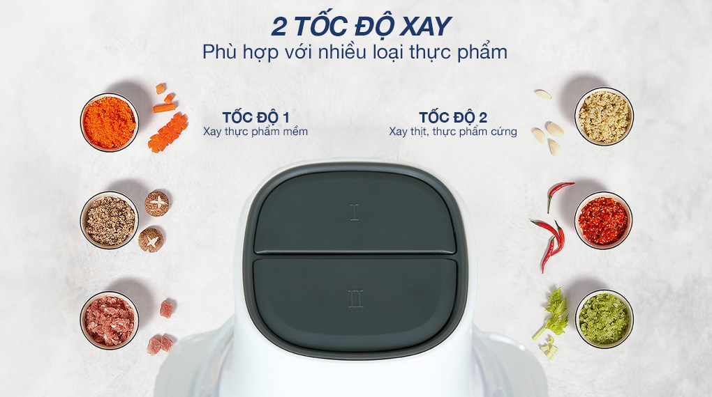 Máy xay thịt đa năng Delites MC390E-N 400W 1.2 lít