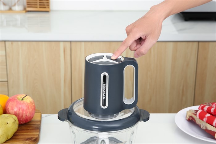 Máy xay thịt đa năng Sunhouse SHD5403 300W 1.8 lít Màu Ghi đen