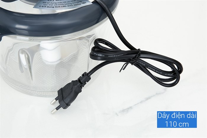 Máy xay thịt đa năng Sunhouse SHD5403 300W 1.8 lít Màu Ghi đen