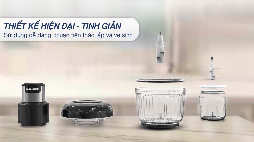 Máy xay thịt đa năng Sunhouse thiết kế hiện đại