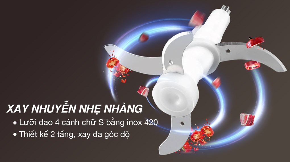 Máy xay thịt đa năng Rapido RMC-300 2 lít