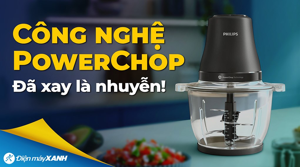 Máy xay thịt đa năng Philips HR1502/00 2 lít