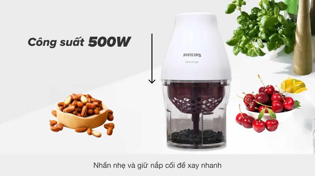 Máy xay thịt mini Philips HR2505