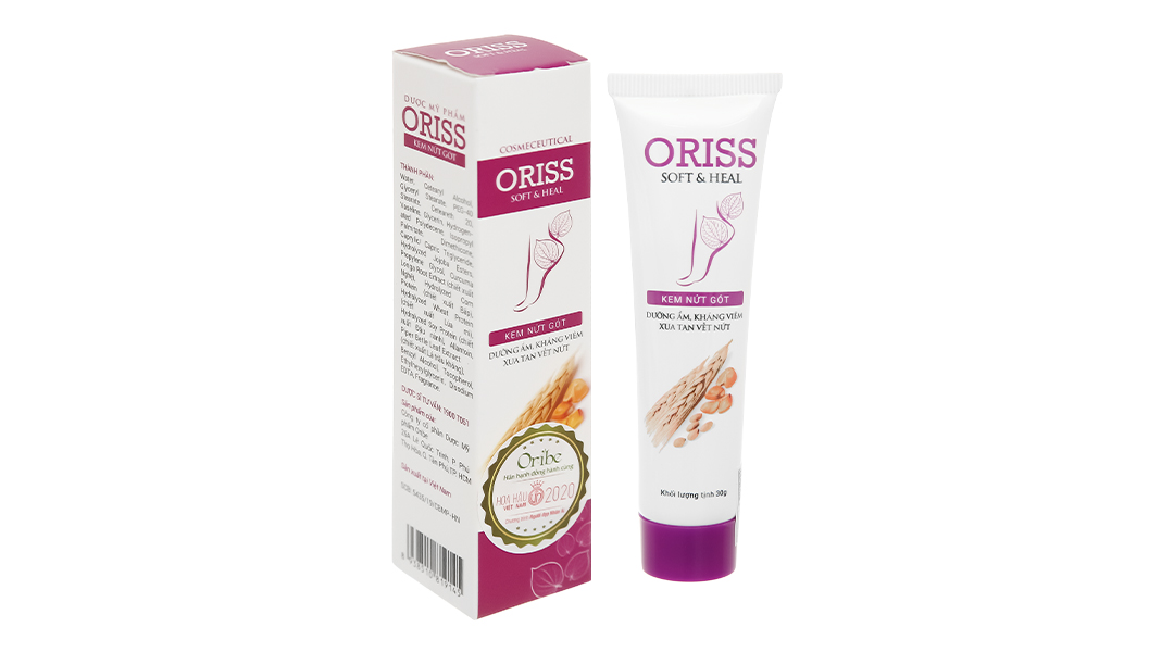Kem Oriss Soft & Heal giảm nứt nẻ gót chân tuýp 30g - 12