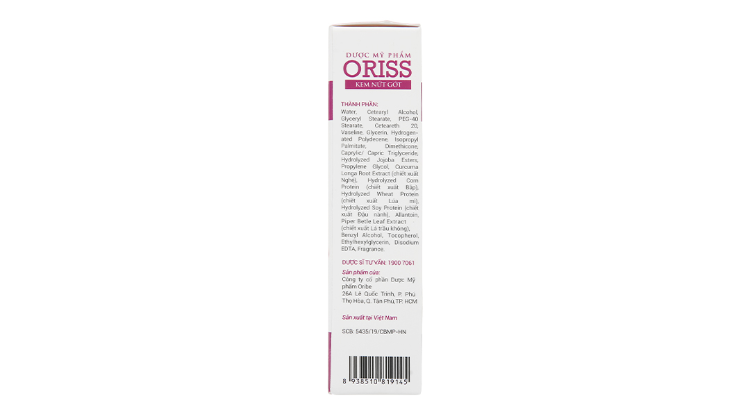 Kem Oriss Soft & Heal giảm nứt nẻ gót chân tuýp 30g - 15