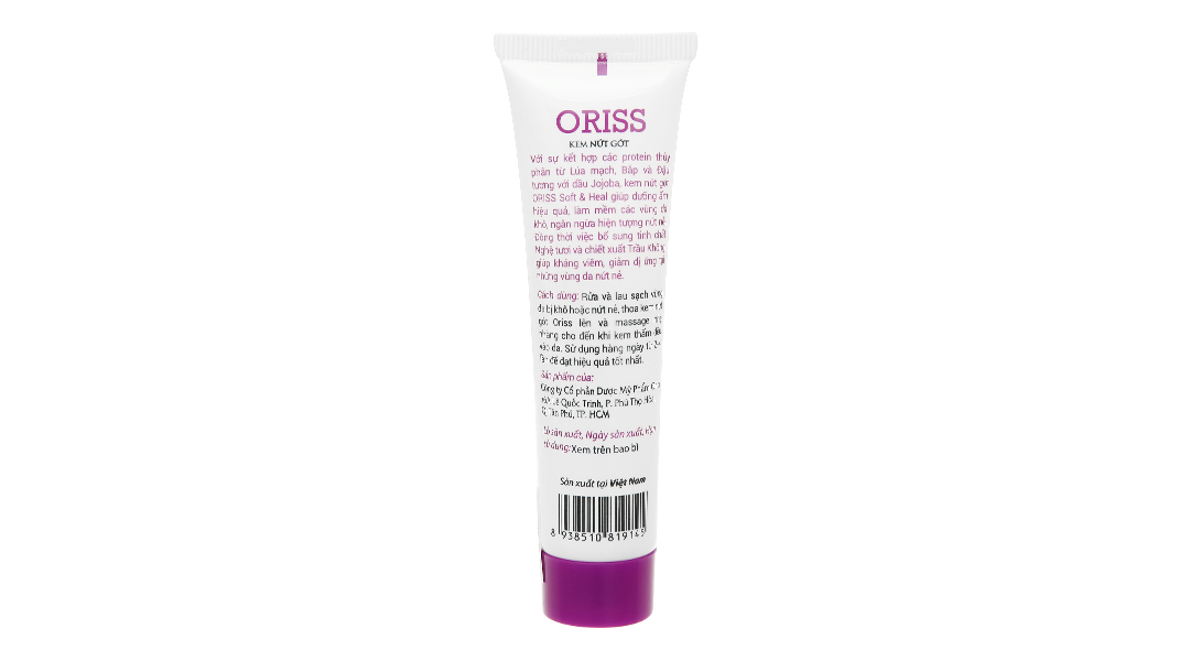 Kem Oriss Soft & Heal giảm nứt nẻ gót chân tuýp 30g - 17
