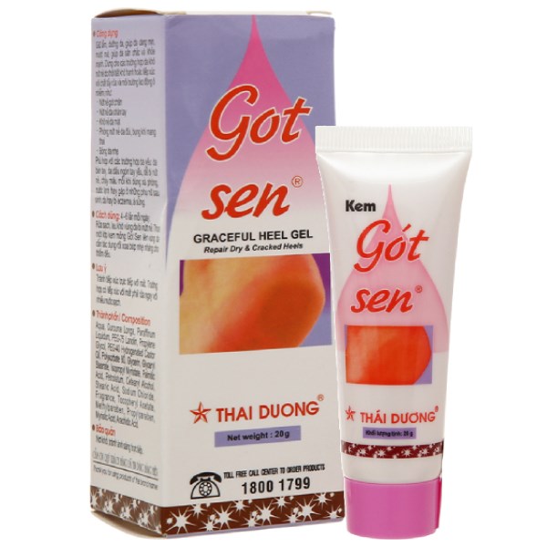 Kem Gót sen dưỡng ẩm, giảm khô nứt nẻ da tuýp 20g