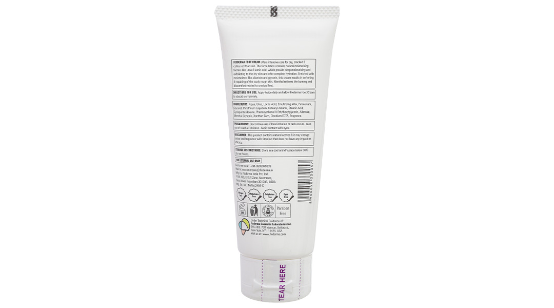 Kem dưỡng Fixderma Foot cấp ẩm làm mềm da gót chân tuýp 60g - 19