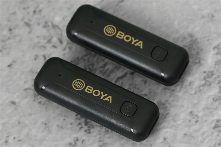 Micro cài áo không dây Lightning BOYA BY-WM3T2-D Màu Đen