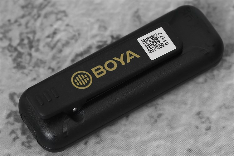 Micro cài áo không dây Lightning BOYA BY-WM3T2-D Màu Đen