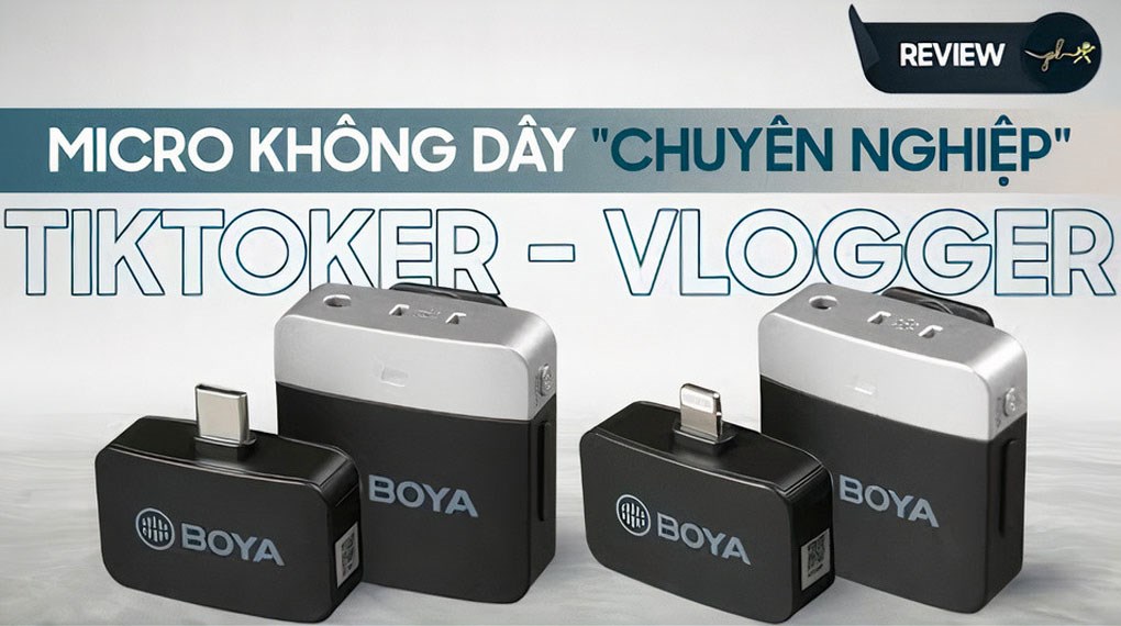 Micro cài áo không dây Lightning BOYA BY-M1LV-D