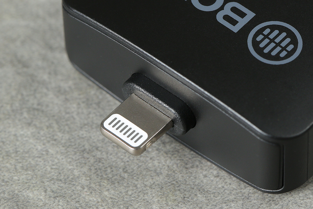 Micro cài áo không dây Lightning BOYA BY-M1LV-D Màu Đen