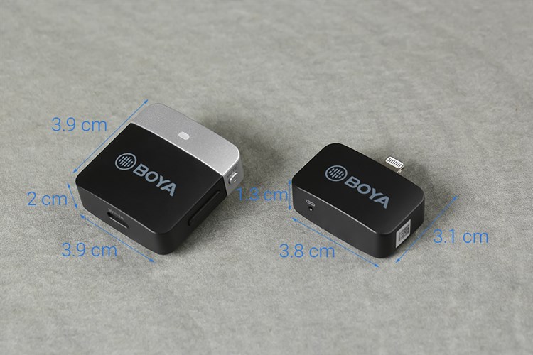 Micro cài áo không dây Lightning BOYA BY-M1LV-D Màu Đen