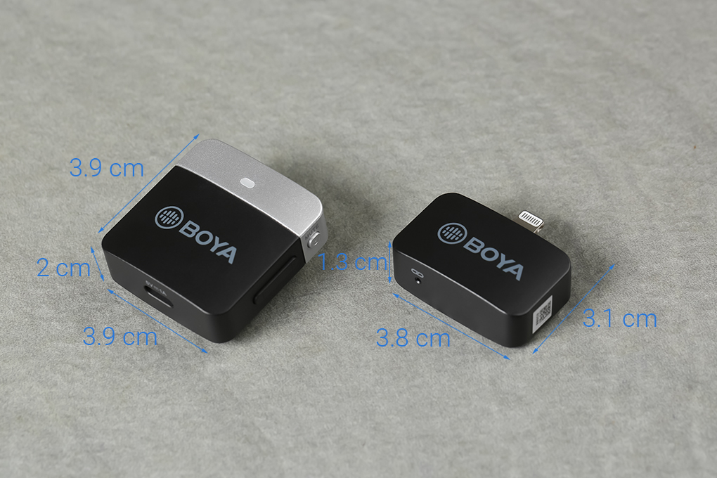 Micro cài áo không dây Lightning BOYA BY-M1LV-D Màu Đen