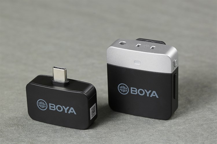 Micro cài áo không dây Type-C BOYA BY-M1LV-U Màu Đen