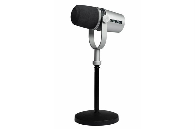 Micro có dây Shure MV7 S Màu Bạc