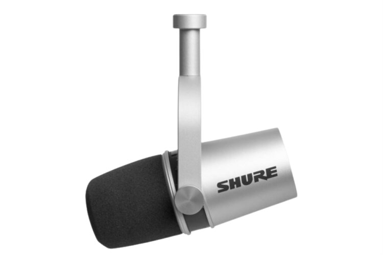 Micro có dây Shure MV7 S Màu Bạc