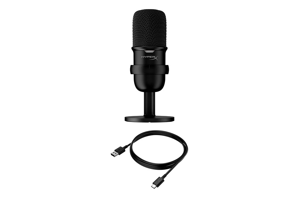 Micro có dây HP HyperX Solocast Màu Đen