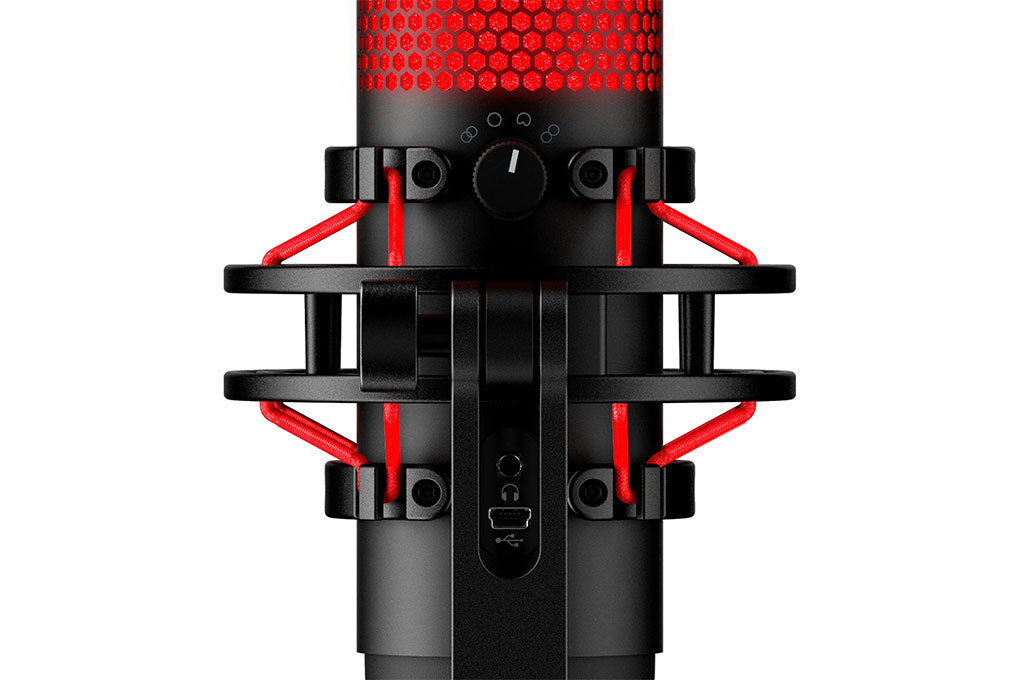Micro có dây HP HyperX QuadCast Màu Đen