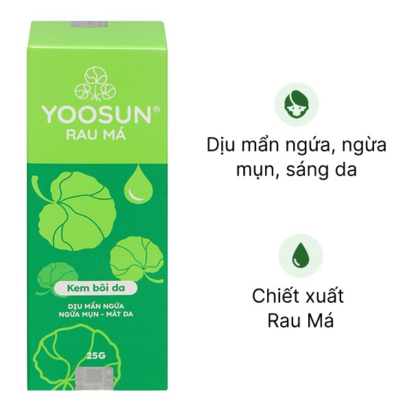 Kem Yoosun rau má dịu mẫn ngứa, ngừa mụn, mát da