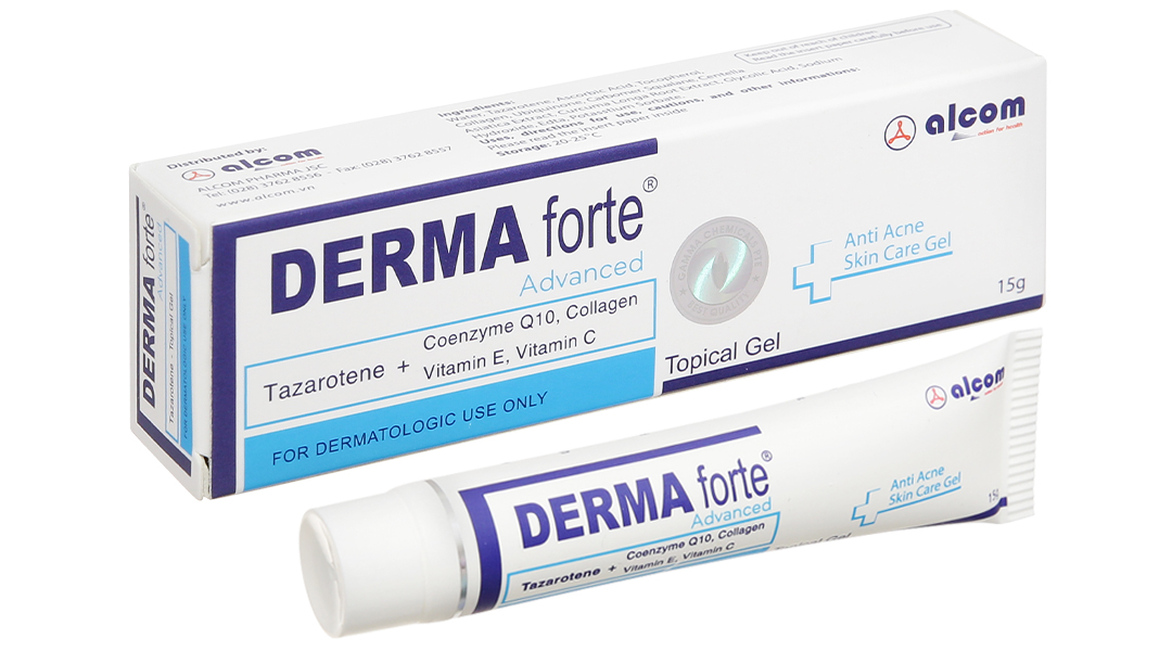 Gel Derma Forte ngừa mụn trứng cá, ngừa thâm, mờ sẹo, dưỡng da