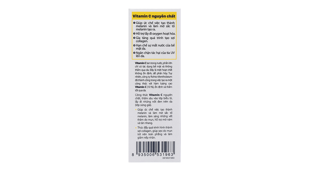 Serum Acnes C10 làm mờ thâm nám, sáng da
