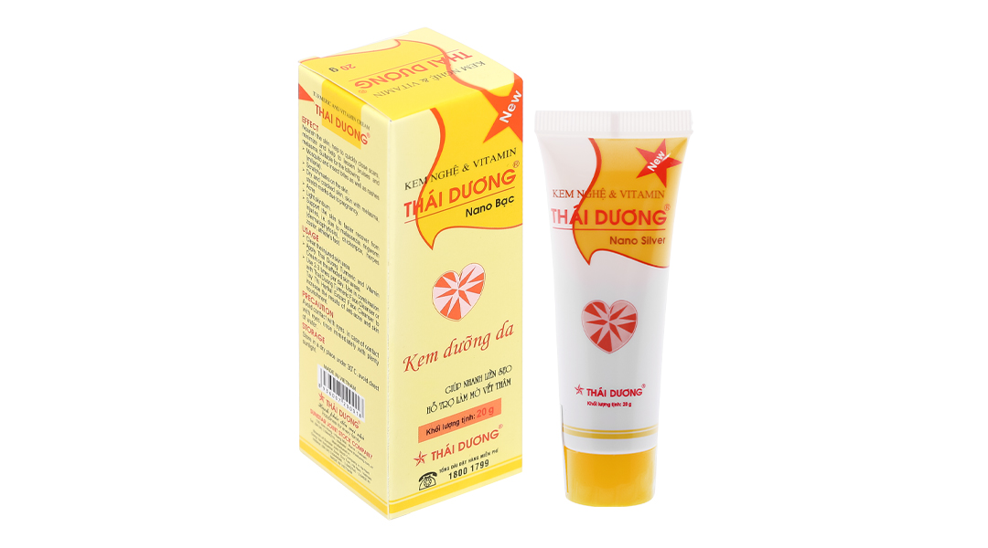 Kem nghệ Thái Dương Nano Bạc dưỡng da, mờ sẹo, mờ thâm tuýp 20g - 12