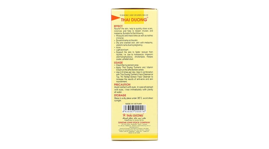 Kem nghệ Thái Dương Nano Bạc dưỡng da, mờ sẹo, mờ thâm tuýp 20g - 14
