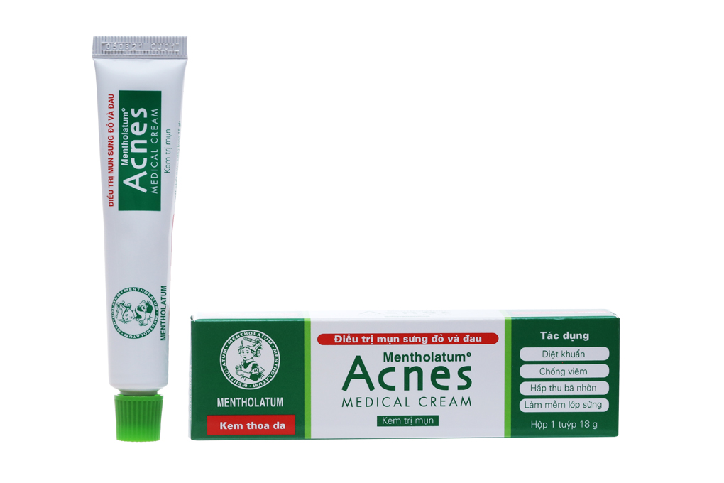 Thành phần chính của kem trị mụn Acnes Medical Cream là gì?
