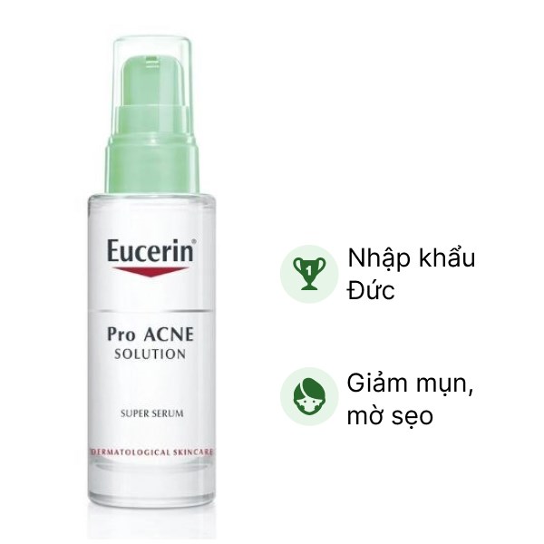Tinh chất Eucerin ProAcne Super Serum giảm mụn, mờ sẹo chai 30ml