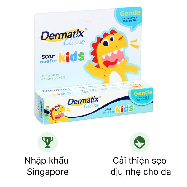 Gel Dermatix Ultra Kids trị sẹo cho bé tuýp 5g